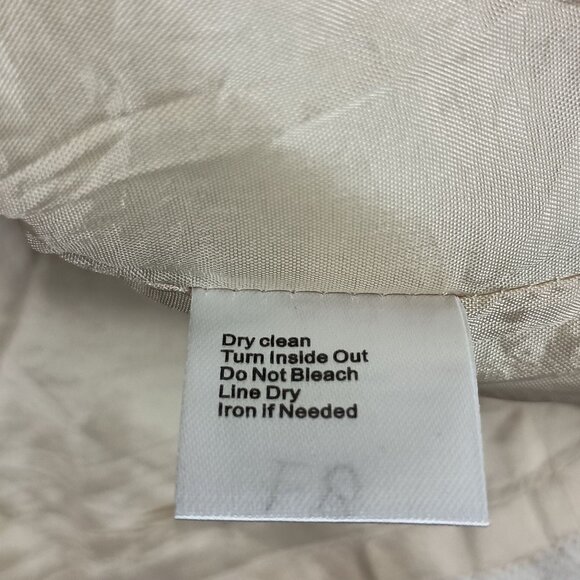 Mac & Jac Wool Blend Overcoat Womens 2 Double Breasted Ivory Lined Winter - Picture 10 of 10